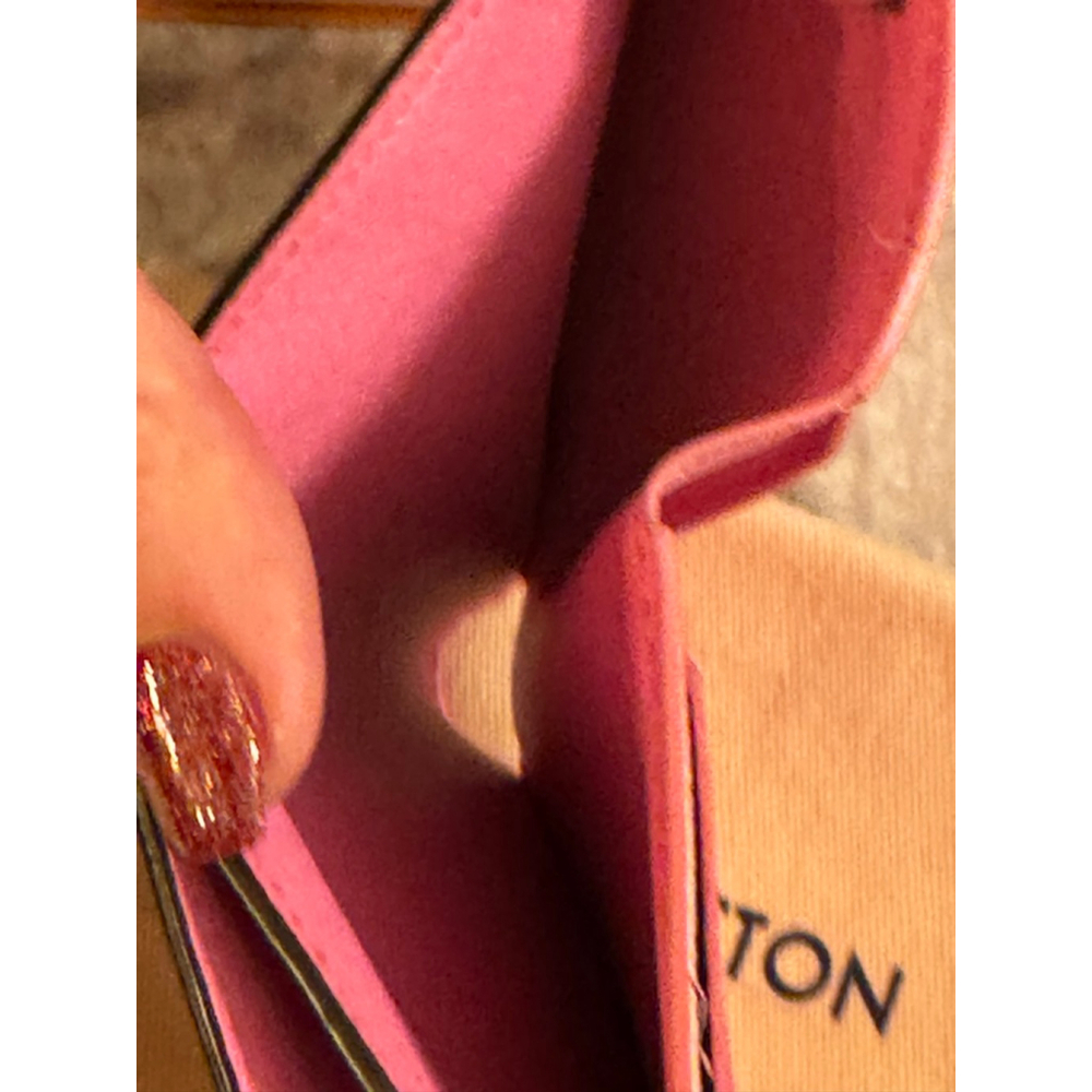 Louis Vuitton Monogram Canvas Card Holder with Gold LV Charm - Picture 5 of 11